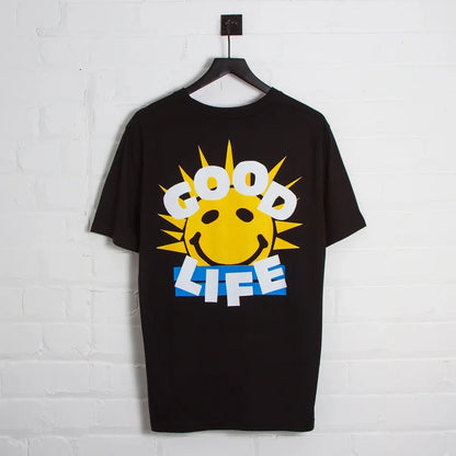 Sun Good Life Back Print - Tshirt - Black