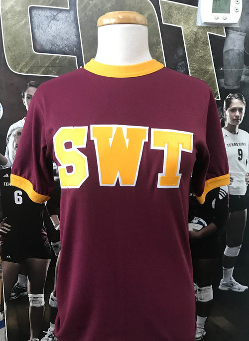SWT Maroon Ringer T-Shirt