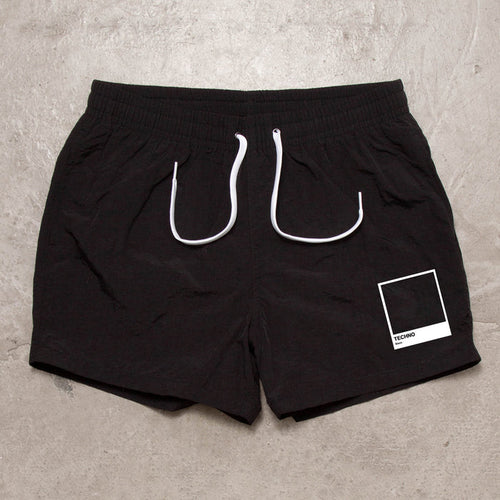 Techno Black - Swim Shorts - Black