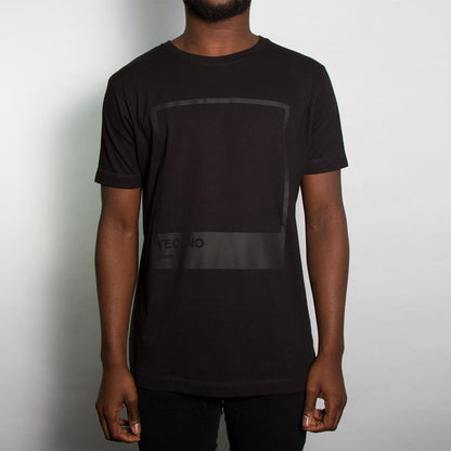 Techno Blk On Blk - Tshirt - Black - Wasted Heroes