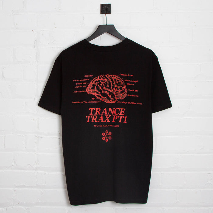 Trance Trax PT1 Back Print - Tshirt - Black