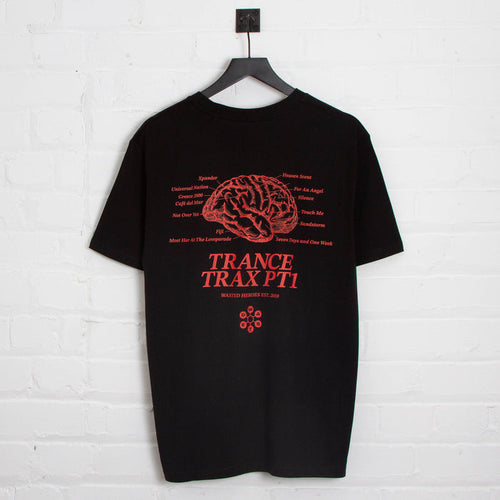 Trance Trax PT1 Back Print - Tshirt - Black