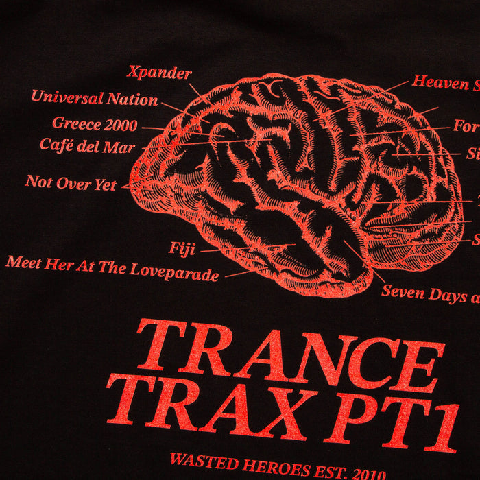 Trance Trax PT1 Back Print - Tshirt - Black