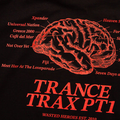 Trance Trax PT1 Back Print - Tshirt - Black