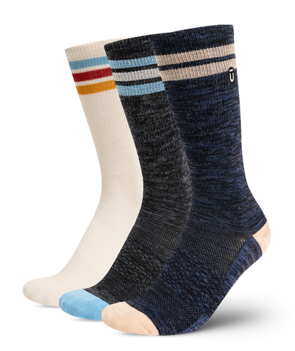 Trek Merino Wool Lite Crew Socks 3-Pack