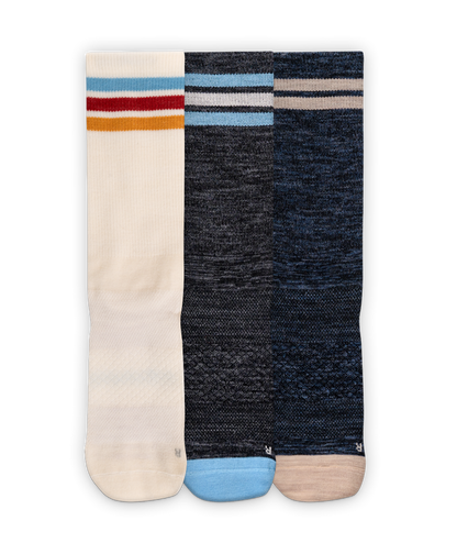 Trek Merino Wool Lite Crew Socks 3-Pack