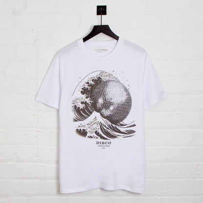 Tsunami Disco Labs NYC Front Print - Tshirt - White