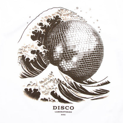 Tsunami Disco Labs NYC Front Print - Tshirt - White