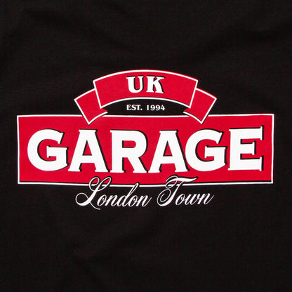 UK Garage Back Print - Tshirt - Black