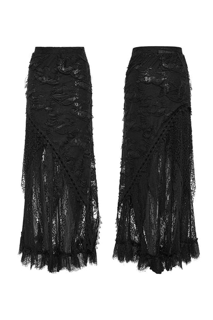 Annabel Lee Tattered Lace Skirt