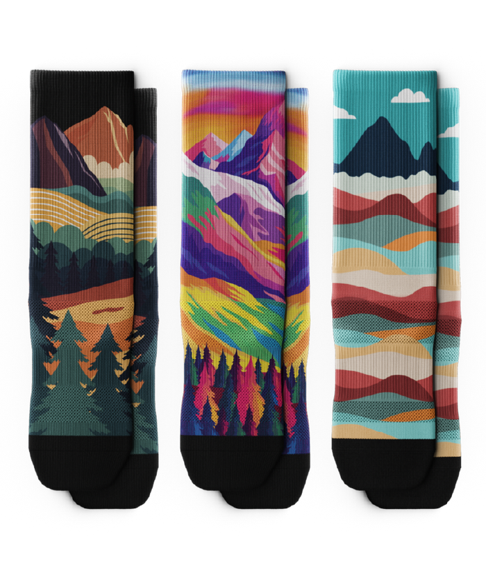 Vista Athletic Crew Socks 3-Pack