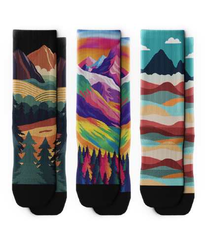 Vista Athletic Crew Socks 3-Pack