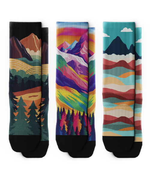 Vista Athletic Crew Socks 3-Pack