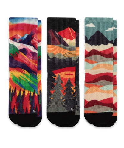 Vista Merino Wool Lite Crew Socks 3-Pack