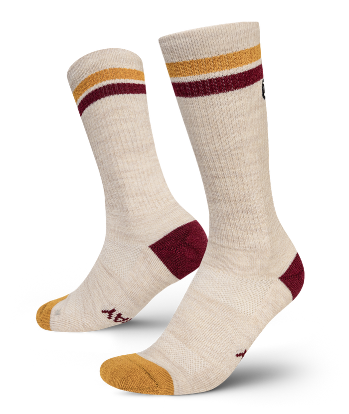 Wander Merino Wool Midweight Crew Socks 3-Pack