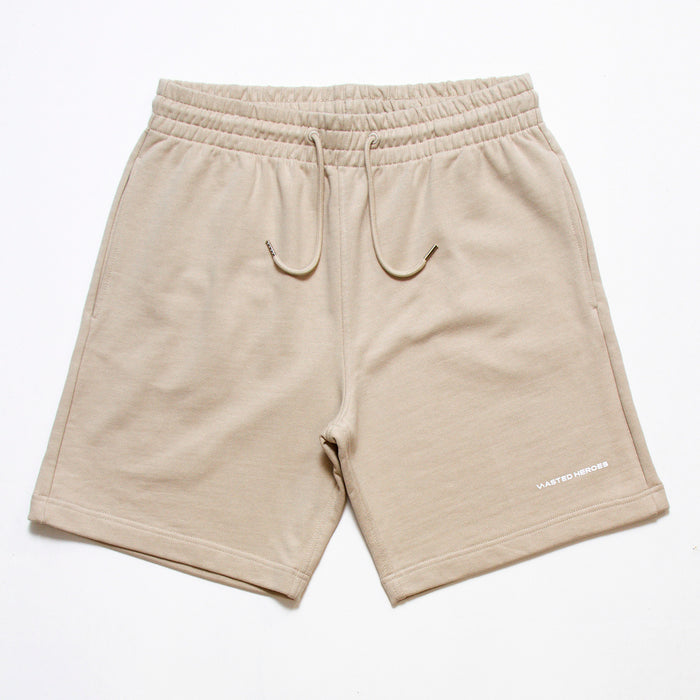 Wasted Heroes - Heavyweight Jersey Shorts - Desert