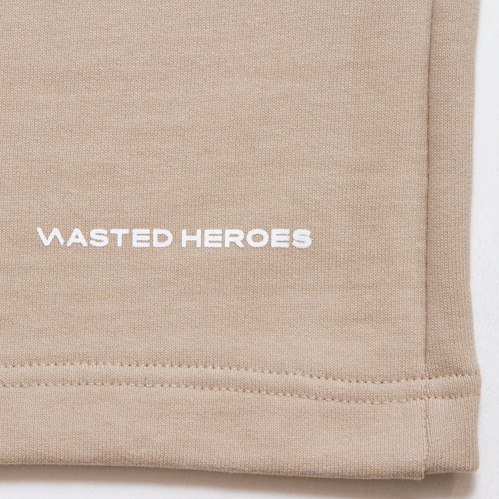 Wasted Heroes - Heavyweight Jersey Shorts - Desert
