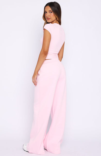 Wishing For It Wide Leg Sweatpants Posy