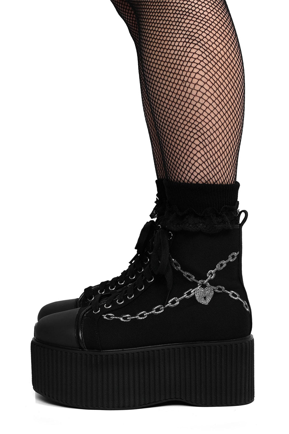 Chained Platform Sneakers