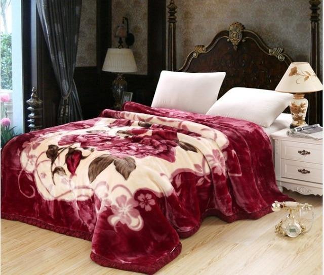 Wonderful Thick Warm Fluffy Super Soft Raschel Blankets - foxberryparkproducts