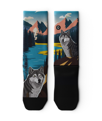 Yellowstone Athletic Crew Socks