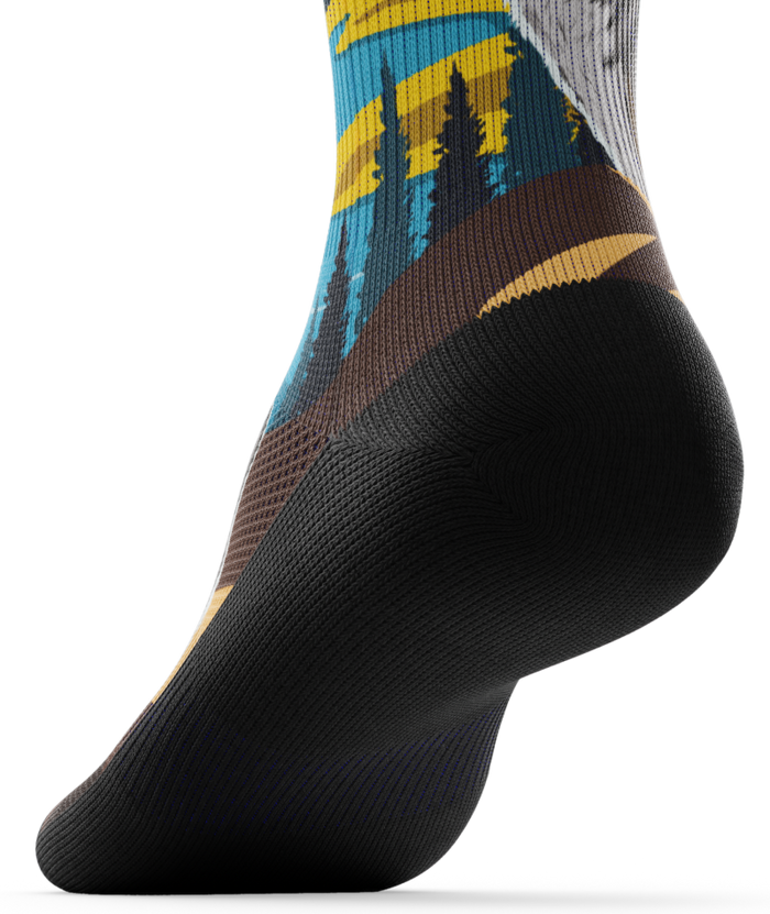 Yellowstone Athletic Crew Socks