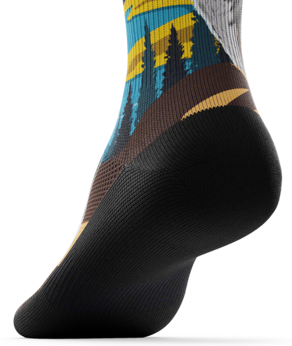 Yellowstone Athletic Crew Socks