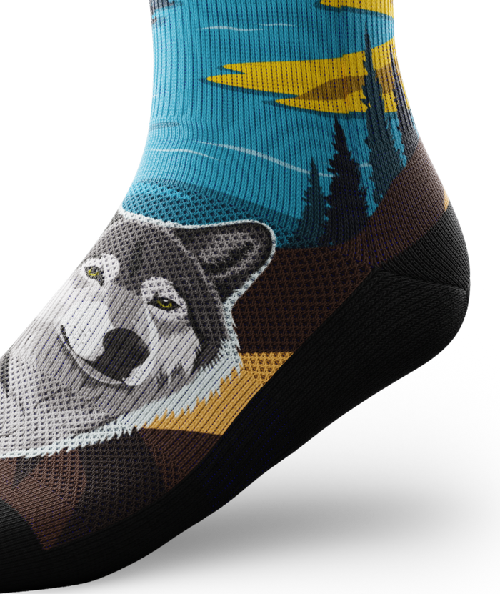 Yellowstone Athletic Crew Socks