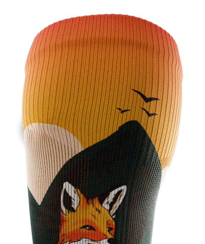 Zero Fox Athletic Knee High Compression Socks