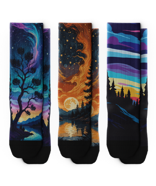 Zero Horizon Athletic Crew Socks 3-Pack